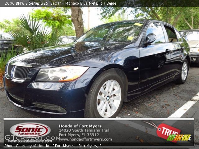 2006 BMW 3 Series 325i Sedan in Monaco Blue Metallic