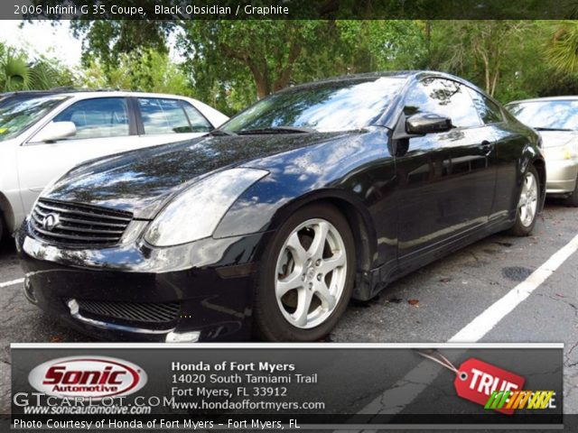 2006 Infiniti G 35 Coupe in Black Obsidian