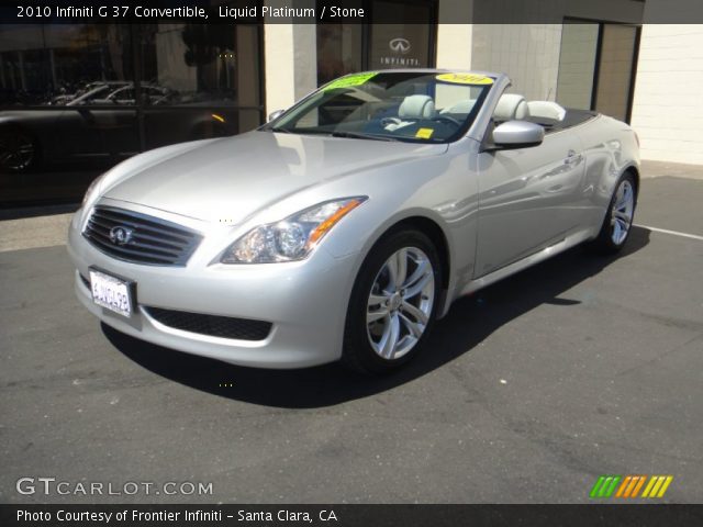2010 Infiniti G 37 Convertible in Liquid Platinum