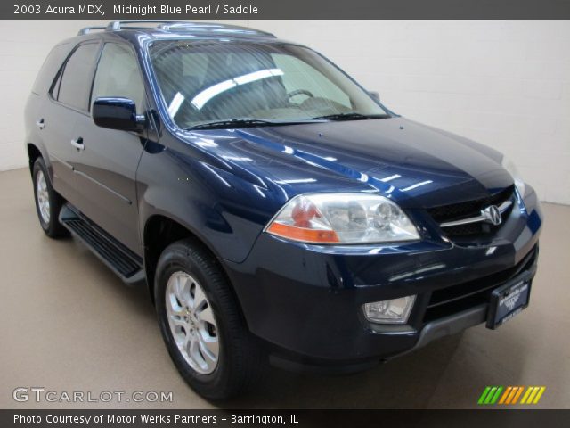 2003 Acura MDX  in Midnight Blue Pearl