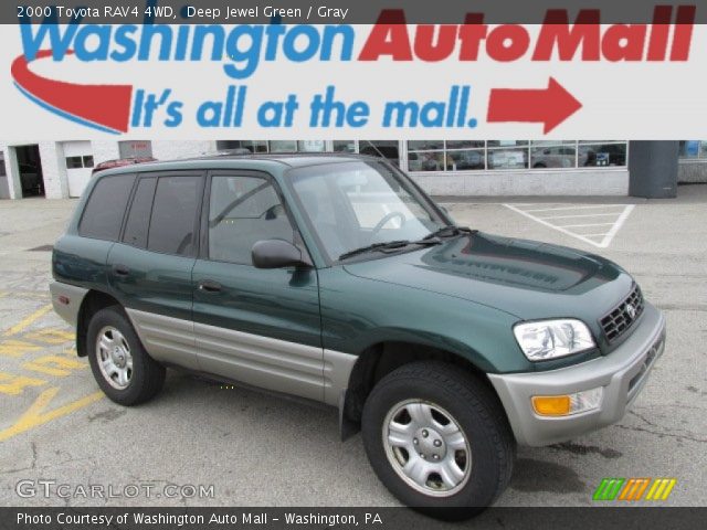 2000 Toyota RAV4 4WD in Deep Jewel Green