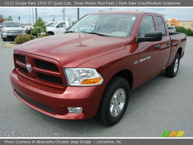 2012 Dodge Ram 1500 ST Quad Cab in Deep Molten Red Pearl