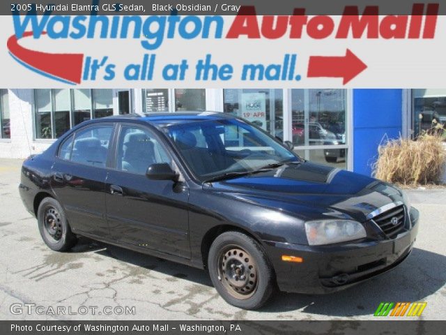 2005 Hyundai Elantra GLS Sedan in Black Obsidian