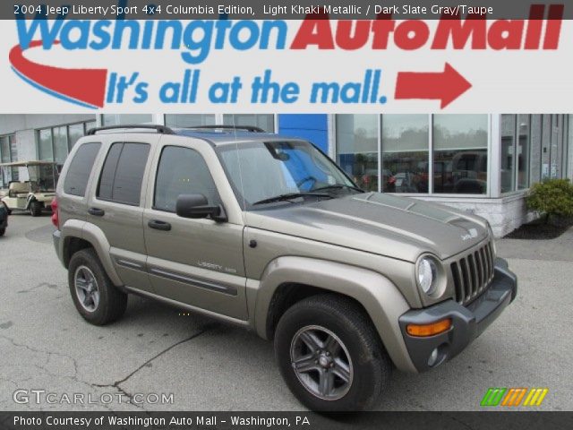 2004 Jeep Liberty Sport 4x4 Columbia Edition in Light Khaki Metallic