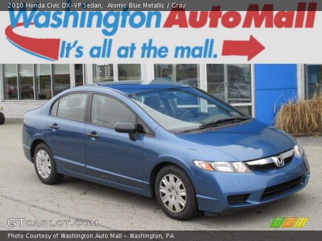 2010 Honda Civic DX-VP Sedan in Atomic Blue Metallic