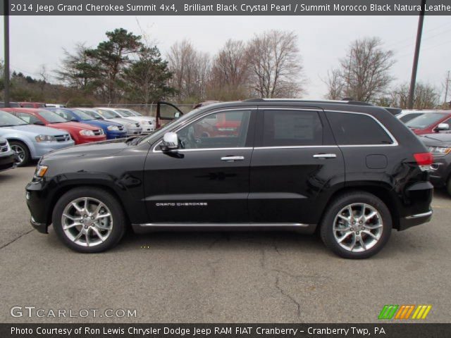 2014 Jeep Grand Cherokee Summit 4x4 in Brilliant Black Crystal Pearl
