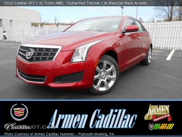 2013 Cadillac ATS 2.0L Turbo AWD in Crystal Red Tintcoat