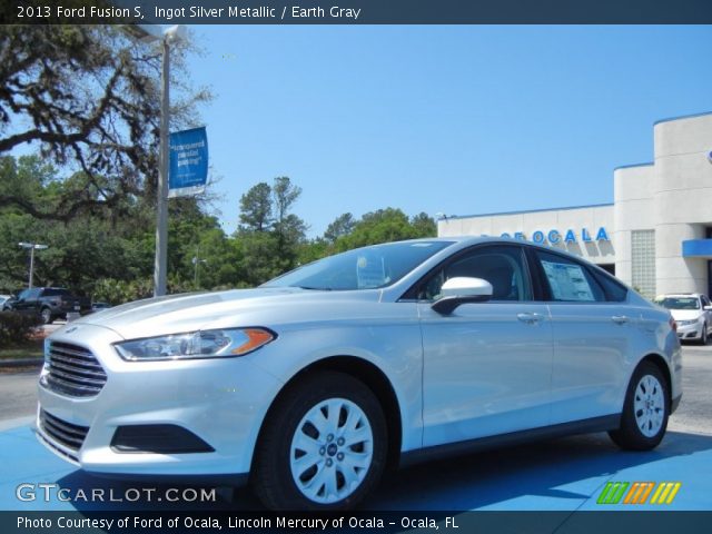 2013 Ford Fusion S in Ingot Silver Metallic