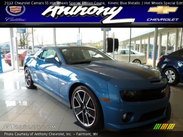 2013 Chevrolet Camaro SS Hot Wheels Special Edition Coupe in Kinetic Blue Metallic