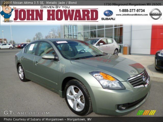 2008 Nissan Altima 3.5 SE in Metallic Jade