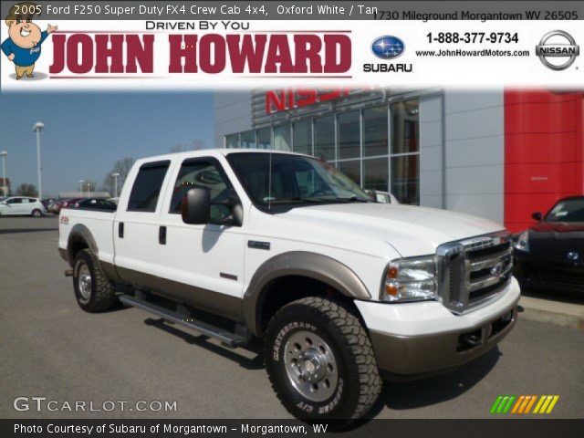 2005 Ford F250 Super Duty FX4 Crew Cab 4x4 in Oxford White