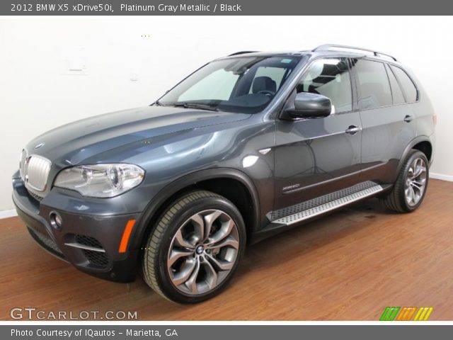 2012 BMW X5 xDrive50i in Platinum Gray Metallic