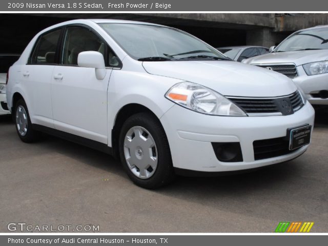 2009 Nissan Versa 1.8 S Sedan in Fresh Powder