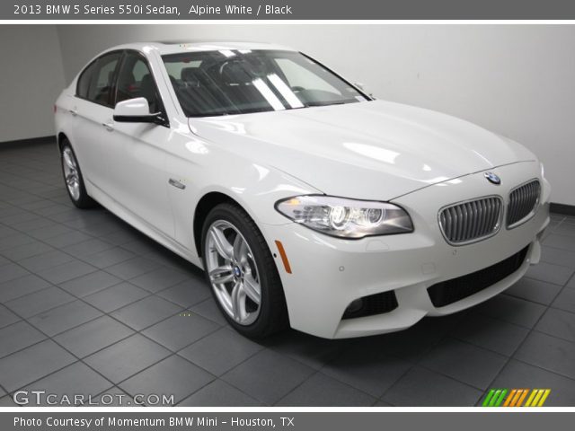 2013 BMW 5 Series 550i Sedan in Alpine White