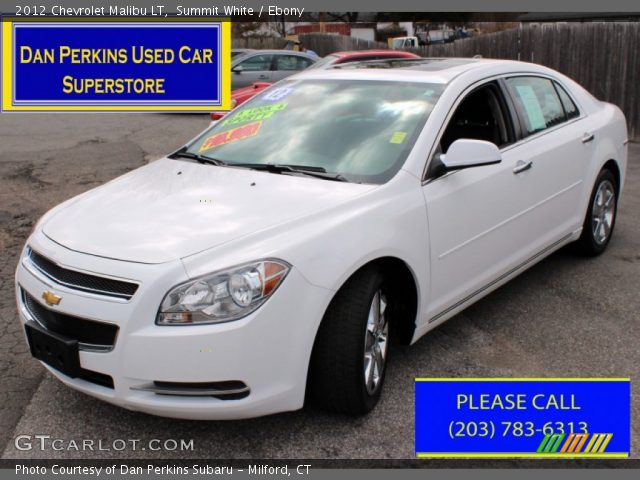 2012 Chevrolet Malibu LT in Summit White