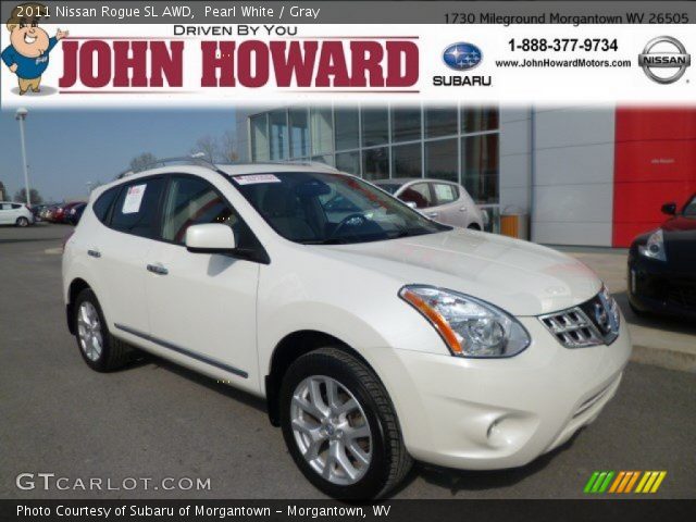 2011 Nissan Rogue SL AWD in Pearl White