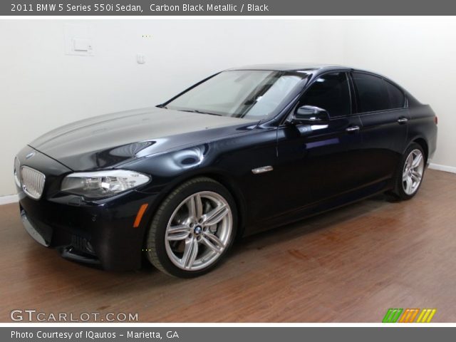 2011 BMW 5 Series 550i Sedan in Carbon Black Metallic