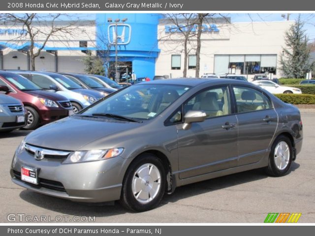 2008 Honda Civic Hybrid Sedan in Galaxy Gray Metallic