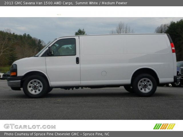 2013 GMC Savana Van 1500 AWD Cargo in Summit White