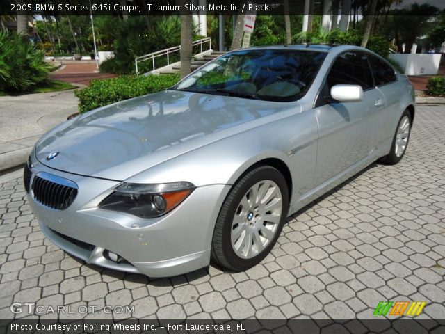 2005 BMW 6 Series 645i Coupe in Titanium Silver Metallic