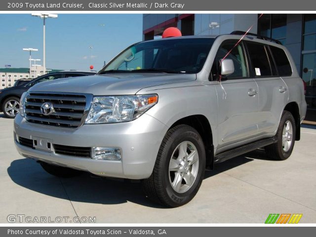 Toyota Land Cruiser 2009 Interior. Classic Silver Metallic 2009 Toyota Land Cruiser with Dark Gray interior