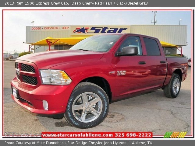 2013 Ram 1500 Express Crew Cab in Deep Cherry Red Pearl