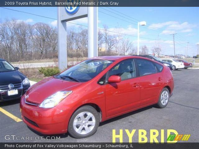 2009 Toyota Prius Hybrid in Barcelona Red Metallic