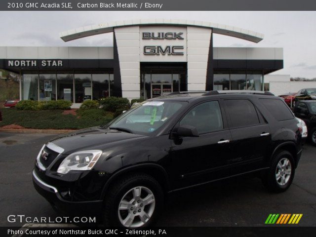 2010 GMC Acadia SLE in Carbon Black Metallic