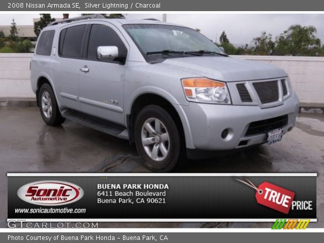2008 Nissan Armada SE in Silver Lightning