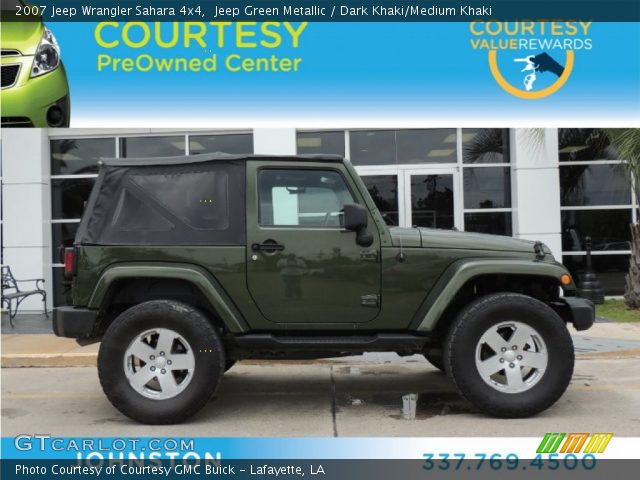 2007 Jeep Wrangler Sahara 4x4 in Jeep Green Metallic