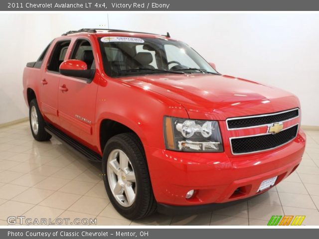 2011 Chevrolet Avalanche LT 4x4 in Victory Red