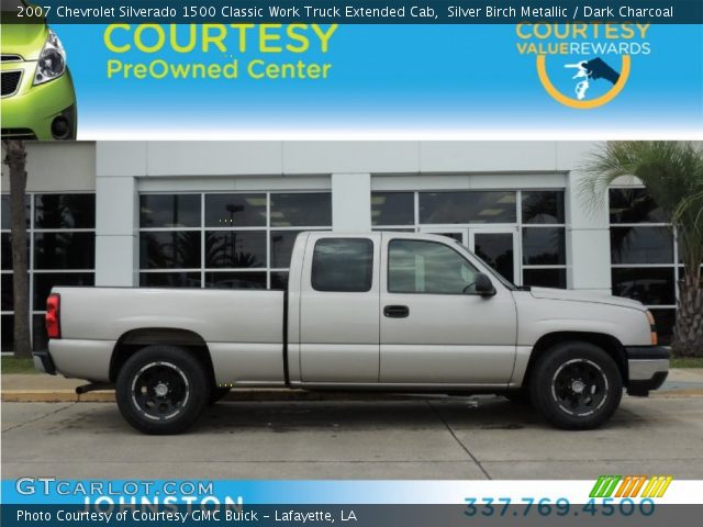 2007 Chevrolet Silverado 1500 Classic Work Truck Extended Cab in Silver Birch Metallic