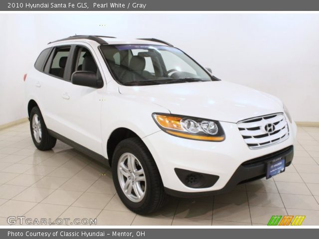 2010 Hyundai Santa Fe GLS in Pearl White