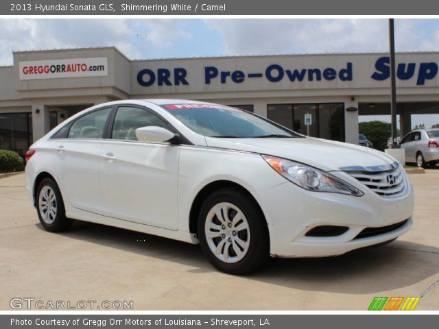 2013 Hyundai Sonata GLS in Shimmering White