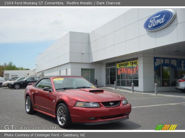 2004 Ford Mustang GT Convertible in Redfire Metallic
