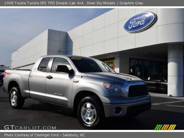 2008 Toyota Tundra SR5 TRD Double Cab 4x4 in Silver Sky Metallic