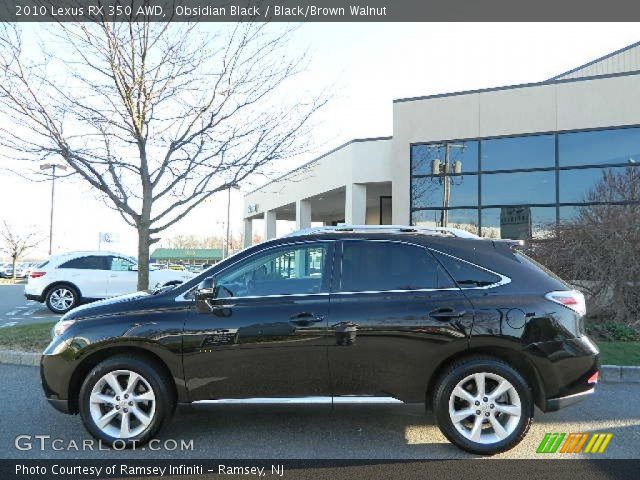 2010 Lexus RX 350 AWD in Obsidian Black