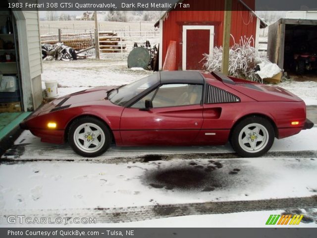 1983 Ferrari 308 GTSi Quattrovalvole in Dark Red Metallic