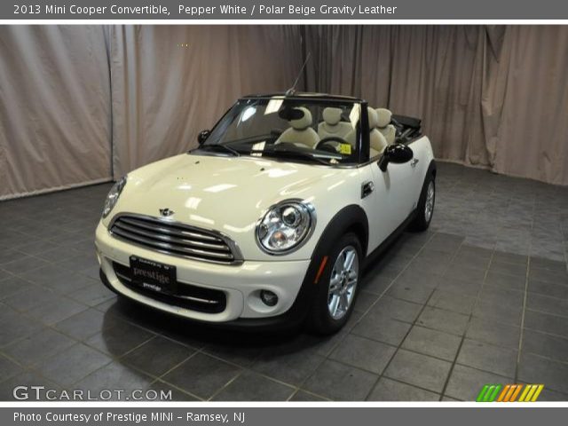 2013 Mini Cooper Convertible in Pepper White