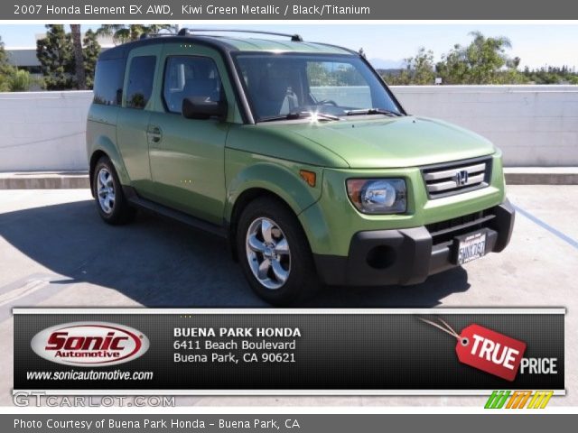 2007 Honda Element EX AWD in Kiwi Green Metallic