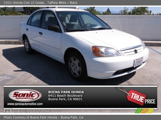 2001 Honda Civic LX Sedan in Taffeta White