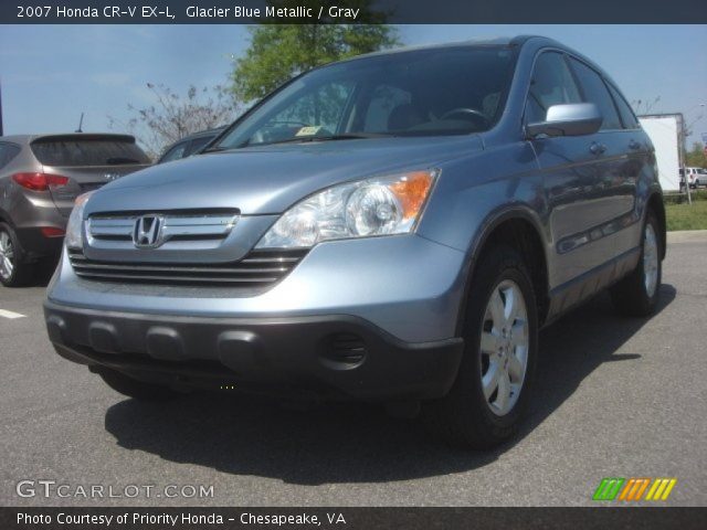 2007 Honda CR-V EX-L in Glacier Blue Metallic