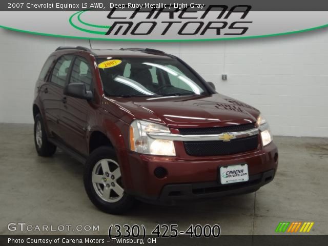 2007 Chevrolet Equinox LS AWD in Deep Ruby Metallic