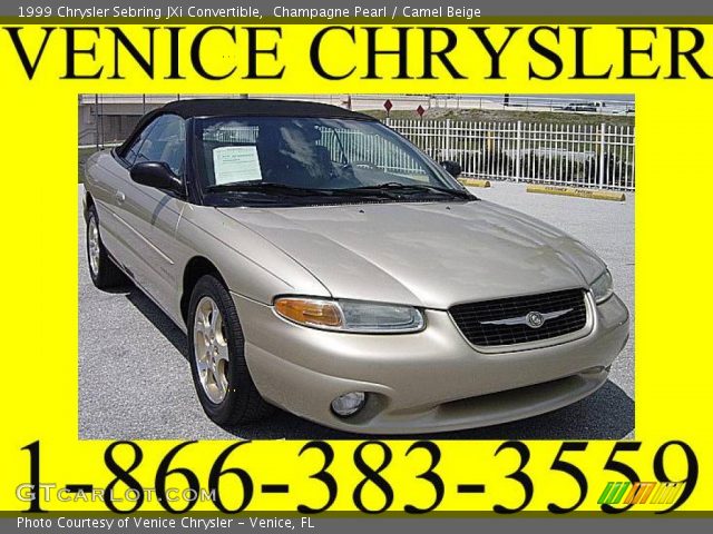 1999 Chrysler Sebring JXi Convertible in Champagne Pearl