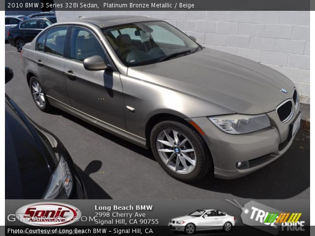 2010 BMW 3 Series 328i Sedan in Platinum Bronze Metallic