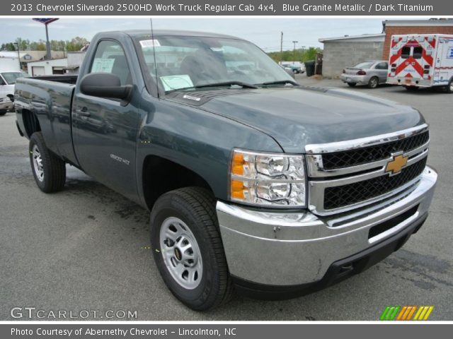 2013 Chevrolet Silverado 2500HD Work Truck Regular Cab 4x4 in Blue Granite Metallic