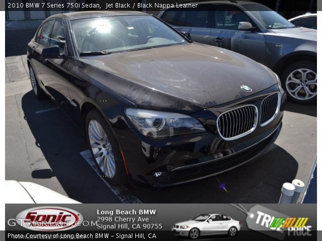 2010 BMW 7 Series 750i Sedan in Jet Black