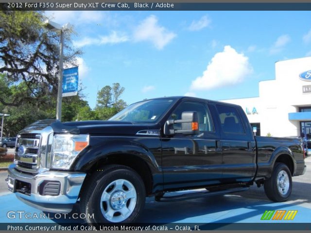 2012 Ford F350 Super Duty XLT Crew Cab in Black