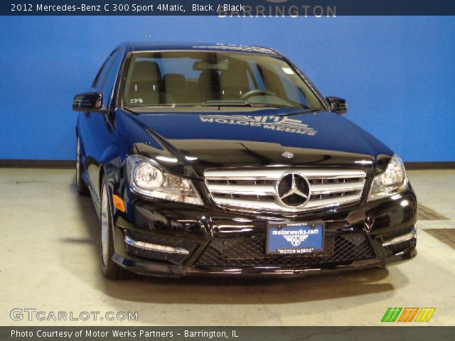 2012 Mercedes-Benz C 300 Sport 4Matic in Black