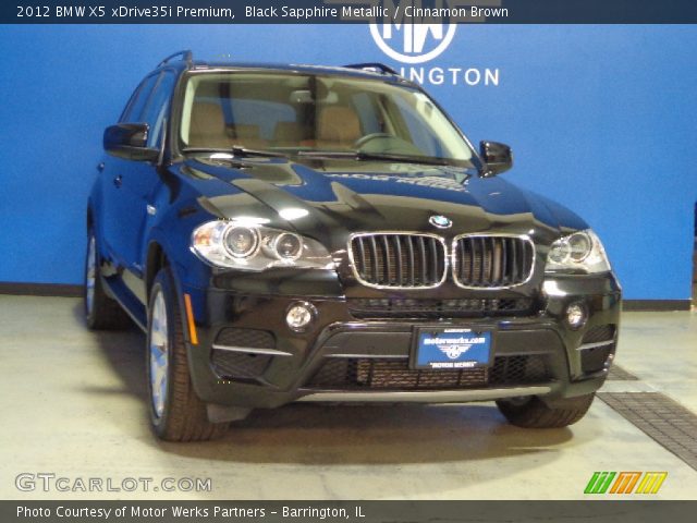 2012 BMW X5 xDrive35i Premium in Black Sapphire Metallic